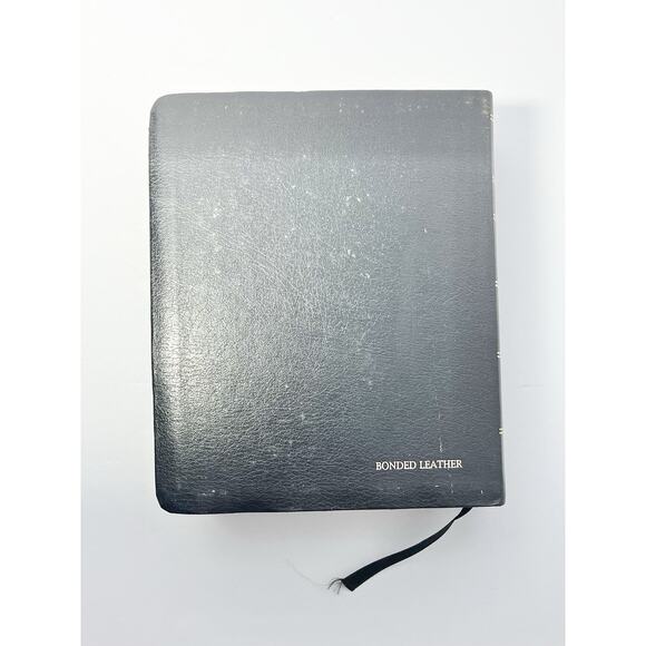 Whitaker House Bible KJVER Black Leather Special Margin Large Print Red Letter - Picture 7 of 12